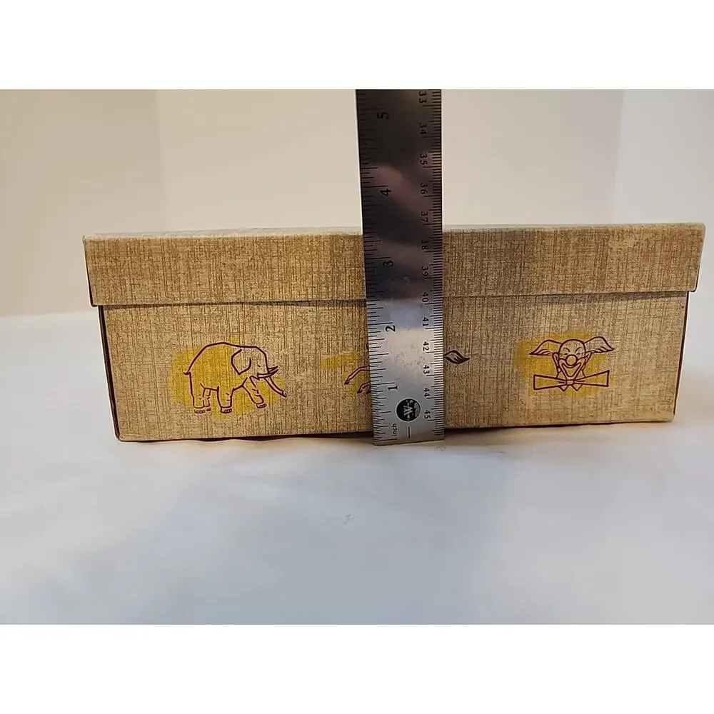 Vintage Ringmaster Shoe Box only Circus Kids Shoes